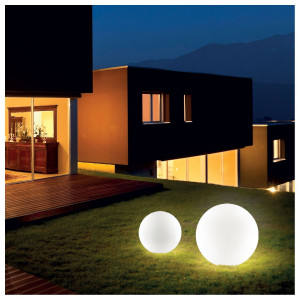 Lampada da terra Ø 30 cm Sole bianco - Ideal Lux 2