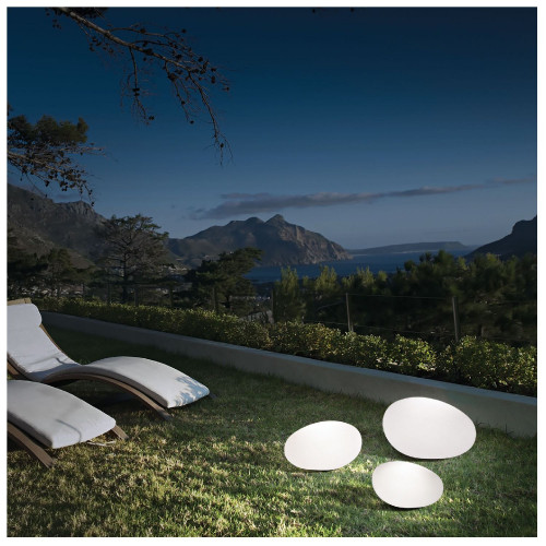 Lampada da terra Sasso 41 cm bianco - Ideal Lux