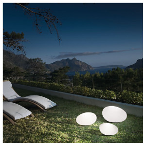 Lampada da terra Sasso 25 cm bianco - Ideal Lux 2