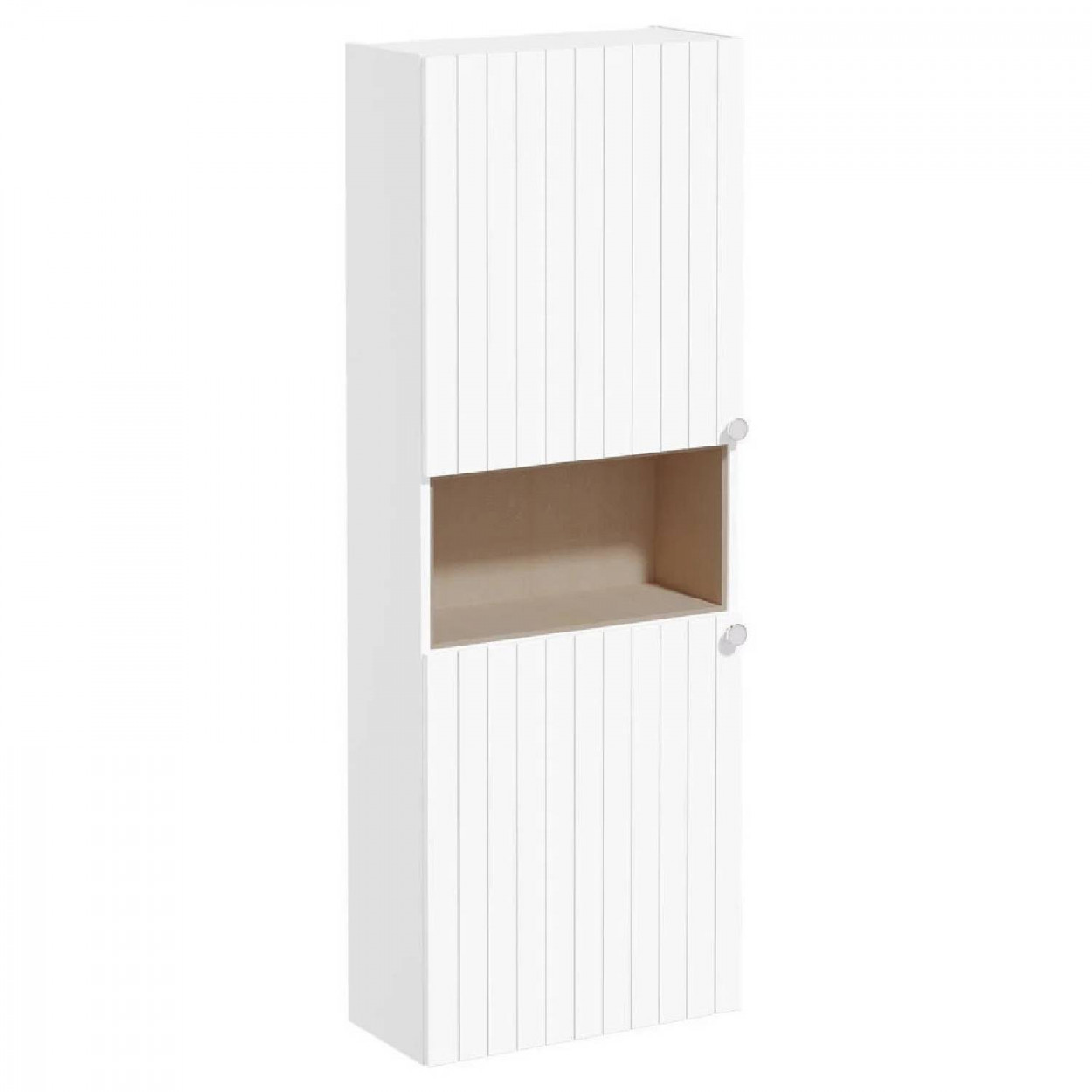 Colonna pensile bassa Compact Root Groove bianco opaco - Vitra