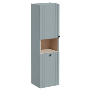 Colonna pensile bassa Root Groove apertura sx verde fiordo opaco