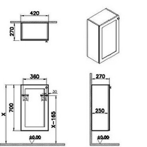 Pensile basso Root Classic blu scuro opaco - Vitra 2