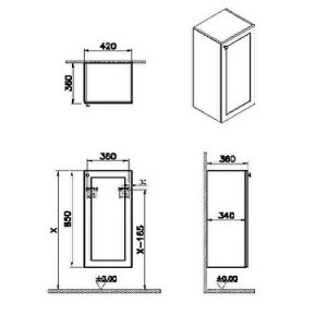 Pensile basso Root Classic verde fiordo opaco - Vitra 2