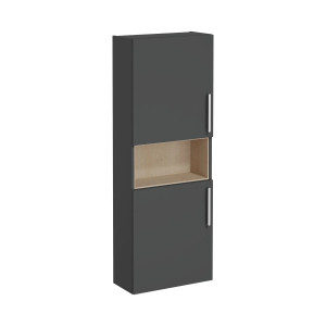 Colonna pensile bassa Compact Root Flat grigio tempesta opaco - Vitra