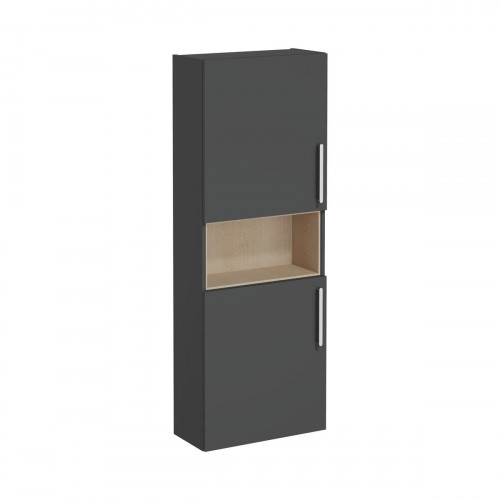 Colonna pensile bassa Compact Root Flat grigio tempesta opaco - Vitra