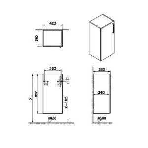 Pensile basso Root Flat antracite brillante - Vitra 2