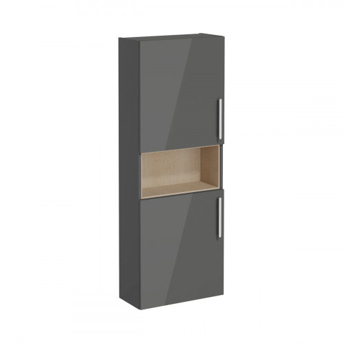 Colonna pensile bassa Compact Root Flat antracite brillante - Vitra