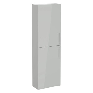 Colonna pensile alta Compact Root Flat grigio perla brillante - Vitra