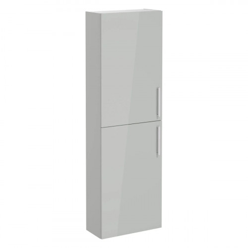 Colonna pensile alta Compact Root Flat grigio perla brillante - Vitra