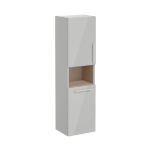 Colonna pensile bassa Root Flat grigio perla brillante - Vitra