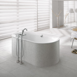 Vasca ovale bianca Cetus 175x75x49.6 cm - Villeroy & Boch | Meglioalge