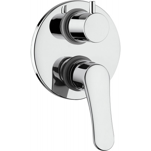 Miscelatore monocomando incasso per doccia con deviatore a 2 uscite cr
