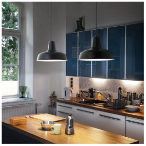 Lampada a sospensione Moby Ø 35 cm nero - Ideal Lux 2