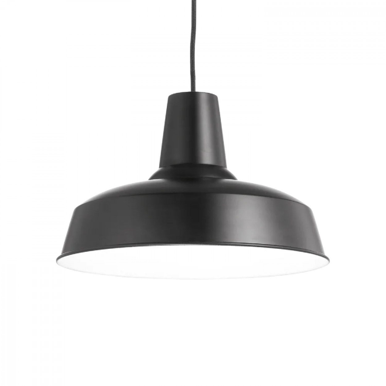 Lampada a sospensione Moby Ø 35 cm nero - Ideal Lux