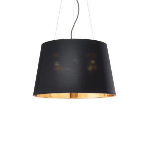 Lampada a sospensione Nordik 60 cm nero -Ideal Lux