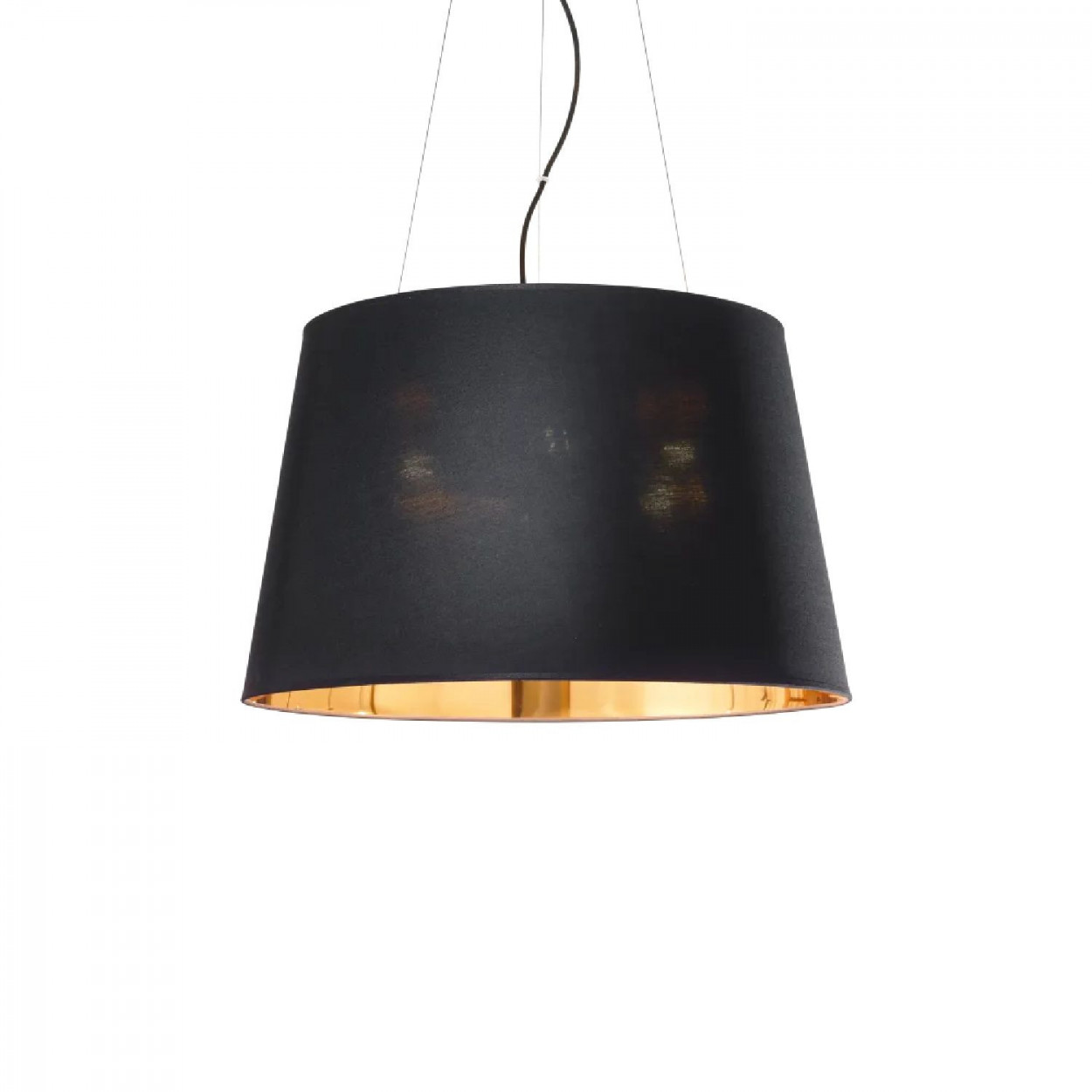 Lampada a sospensione Nordik 60 cm nero -Ideal Lux