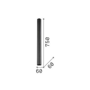 Lampada da soffitto Look nero - Ideal Lux 2