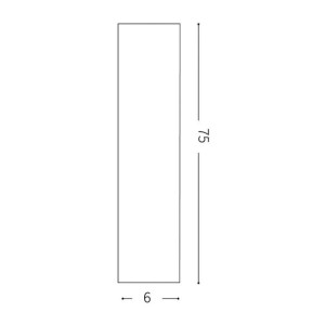 Lampada da soffitto Sky 75 cm nero - Ideal Lux 2