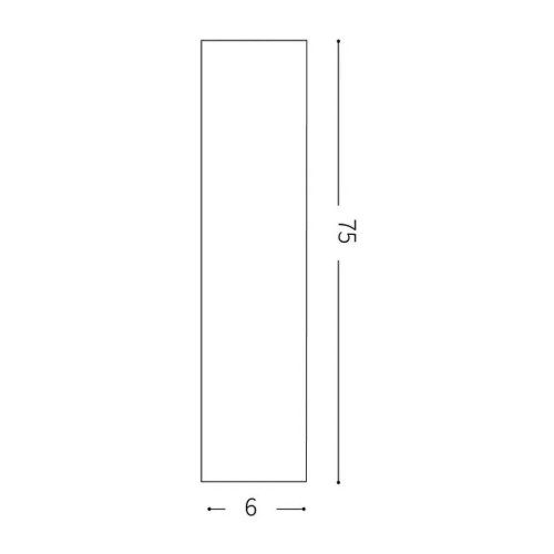 Lampada da soffitto Sky 75 cm nero - Ideal Lux