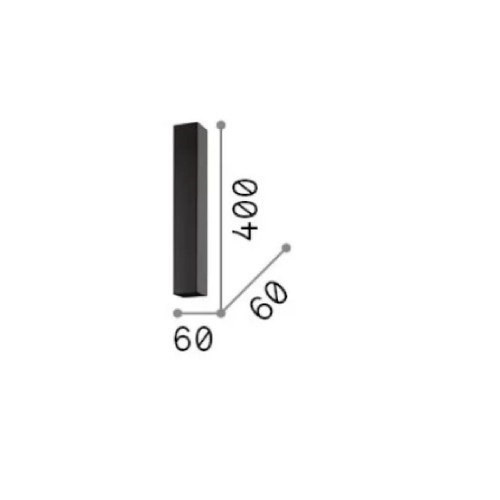Lampada da soffitto Sky 40 cm nero - Ideal Lux