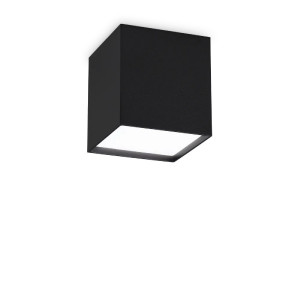 Lampada da soffitto Kubiko 10x10 cm nero- Ideal Lux