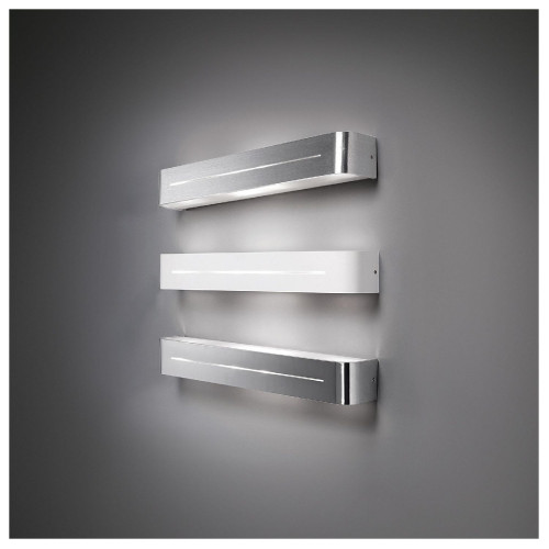 Lampada da parete Posta 50 cm alluminio - Ideal Lux
