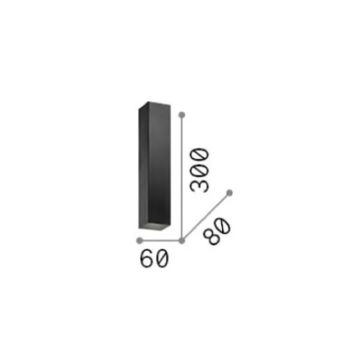 Lampada da parete Sky 30 cm bianco - Ideal Lux