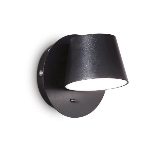 Lampada da parete Gim nero - Ideal Lux