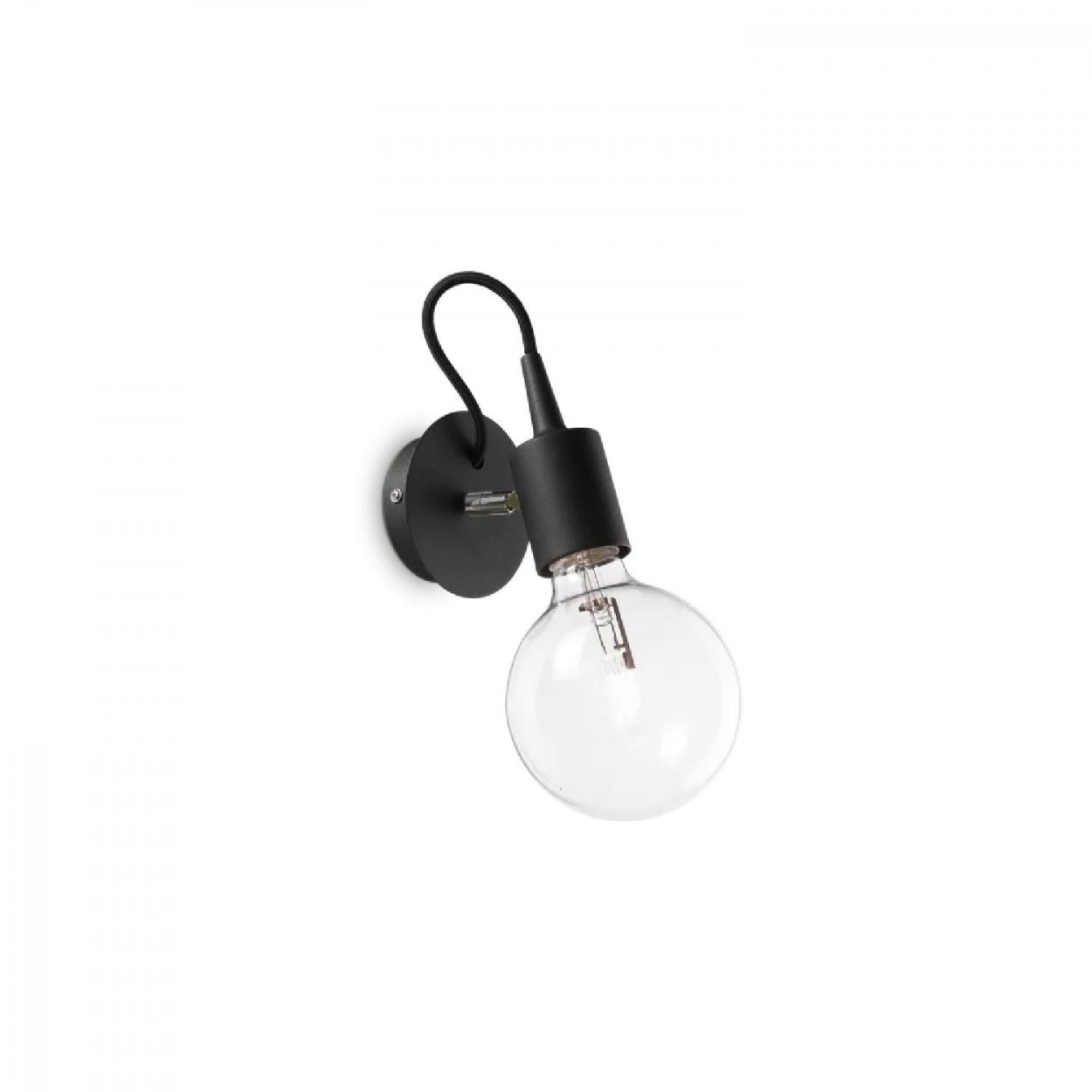 Lampada da parete Edison nero - Ideal Lux