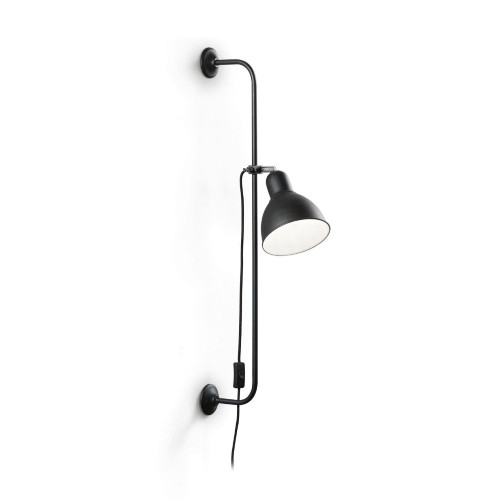 Lampada da parete Shower 89 cm nero - Ideal Lux