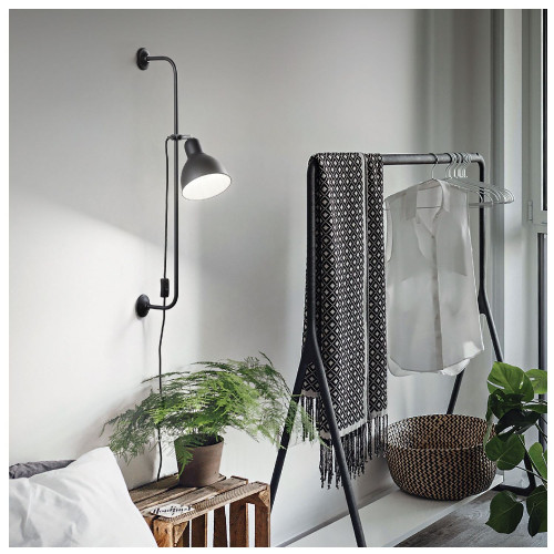 Lampada da parete Shower 89 cm nero - Ideal Lux