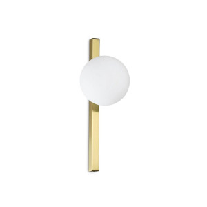Lampada da parete Binomio ottone spazzolato - Ideal Lux