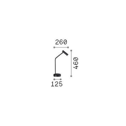 Lampada da tavolo Easy 46 cm ottone spazzolato - Ideal Lux