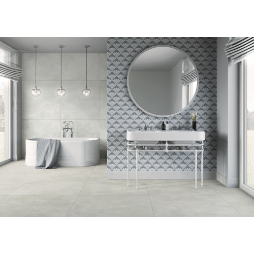 Skyline Ghiaccio 100x100 cm - La Fabbrica Ava