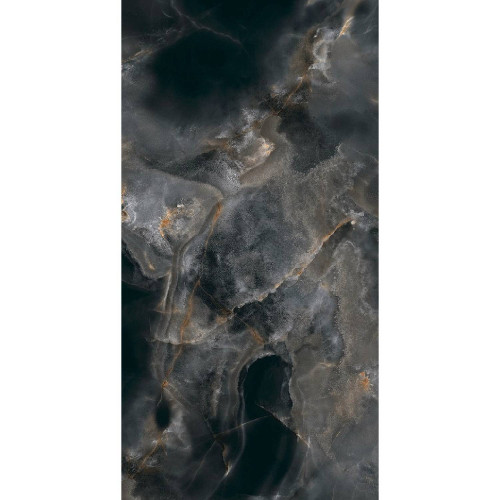 Onice Reale 60x120 cm nero lucidato rettificato - Tagina