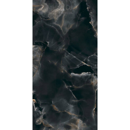 Onice Reale 60x120 cm nero lucidato rettificato - Tagina