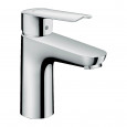 Miscelatore monocomando lavabo Logis E 100 con piletta ottone cromo -