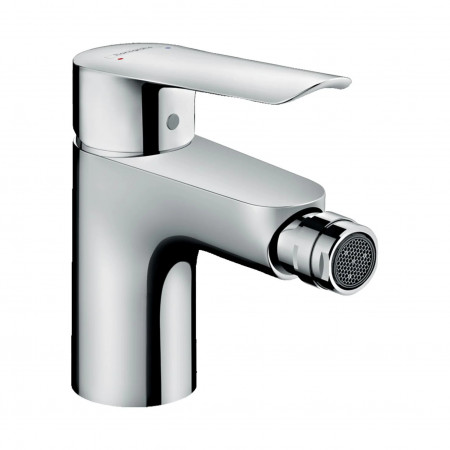 Miscelatore monocomando bidet Logis E con piletta in ottone cromo Hans