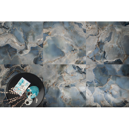 Onice Reale 120x280 cm oceano lucido rettificato  - Tagina