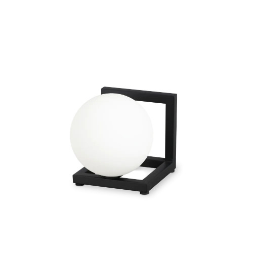 Lampada da tavolo Angolo 12x12 cm nero - Ideal Lux