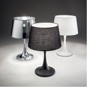 Lampada da tavolo London 36,5 cm cromo - Ideal Lux 2