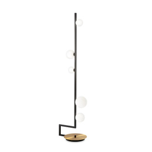 Lampada da terra Birds 160 cm nero - Ideal Lux