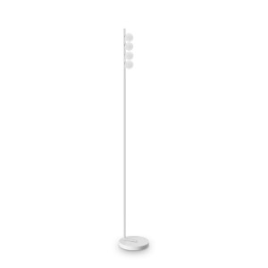 Lampada da terra Ping Pong 155 cm bianco - Ideal Lux