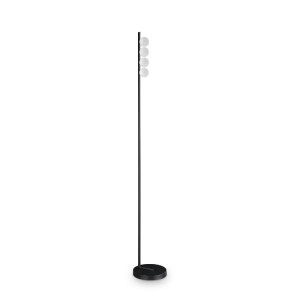 Lampada da terra Ping Pong 155 cm nero - Ideal Lux