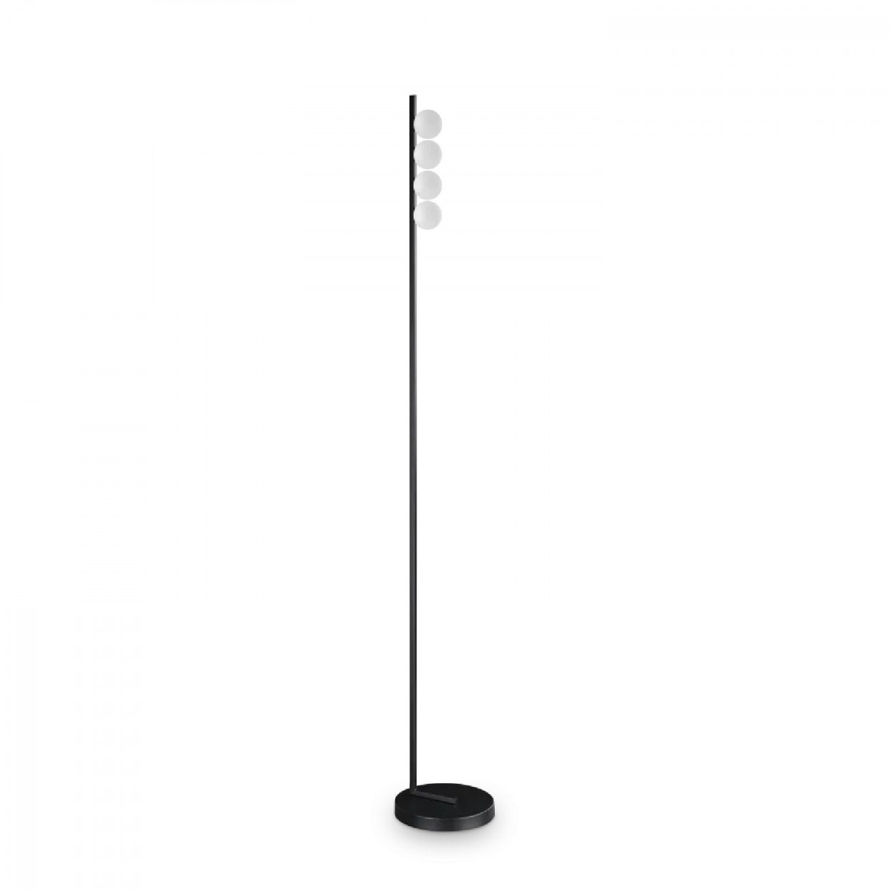 Lampada da terra Ping Pong 155 cm nero - Ideal Lux