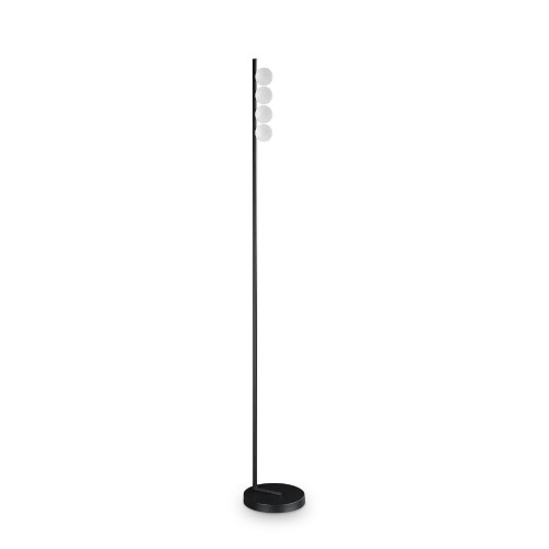 Lampada da terra Ping Pong 155 cm nero - Ideal Lux