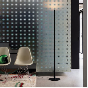 Lampada da terra con dimmer Look 180 cm nero - Ideal Lux 2