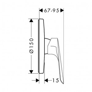Set Miscelatore Doccia Ad Incasso Logis E Cromo - Hansgrohe | Meglioal 2