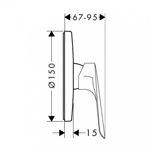 Set Miscelatore Doccia Ad Incasso Logis E Cromo - Hansgrohe | Meglioal