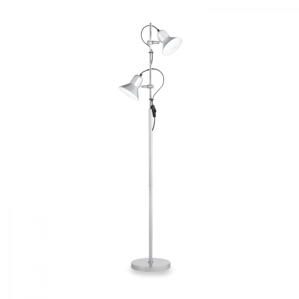 Lampada da terra Polly 154 cm argento - Ideal Lux